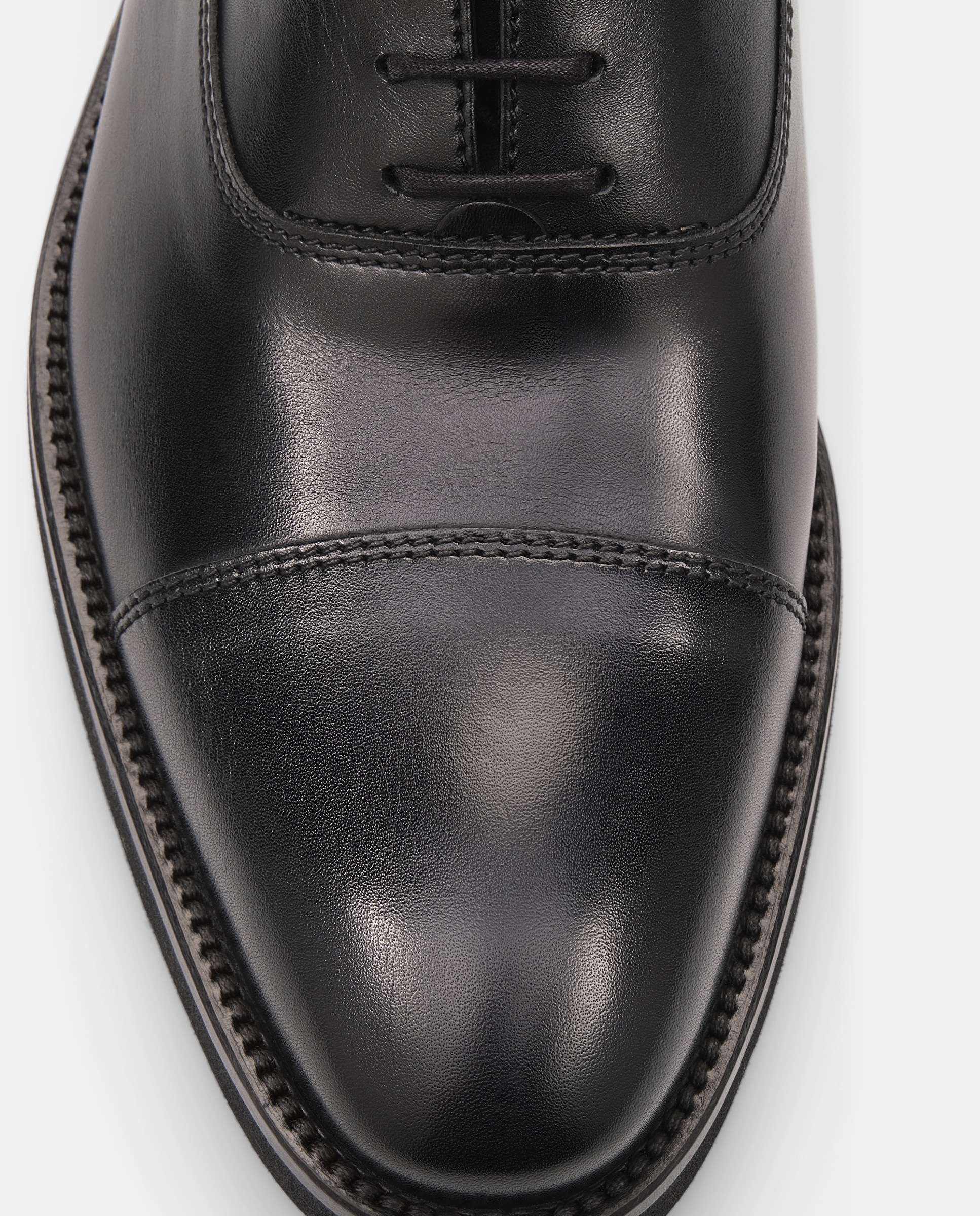 Zapatos oxford holborn de piel de vacuno de hombre - Lottusse - Negro Negro-4