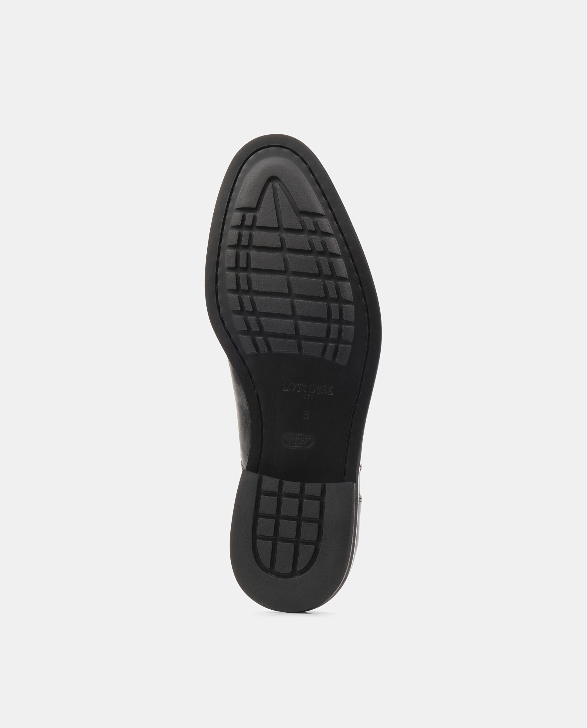 Zapatos oxford holborn de piel de vacuno de hombre - Lottusse - Negro Negro-5