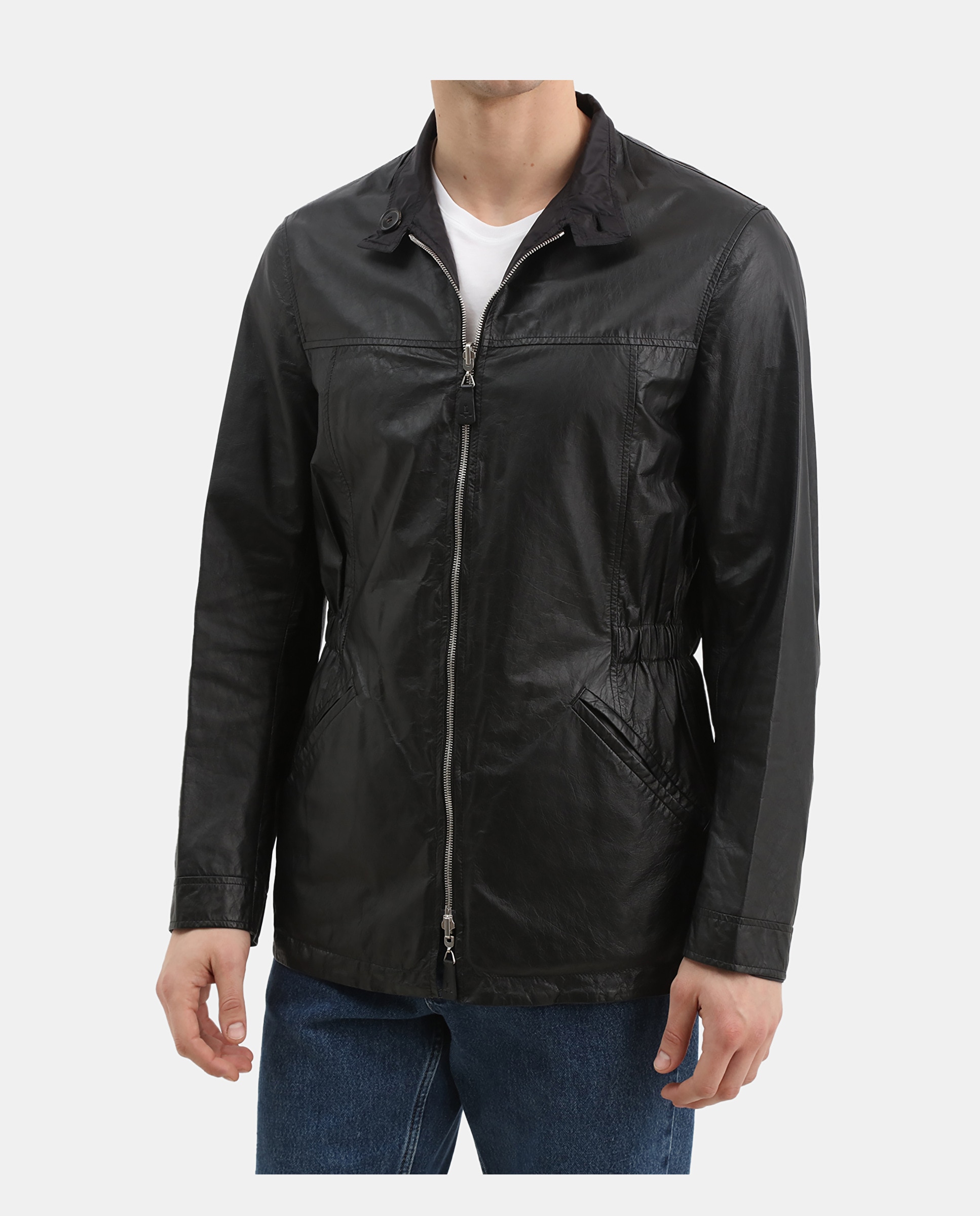 Lottusse - Chaqueta hobart de hombre de piel.