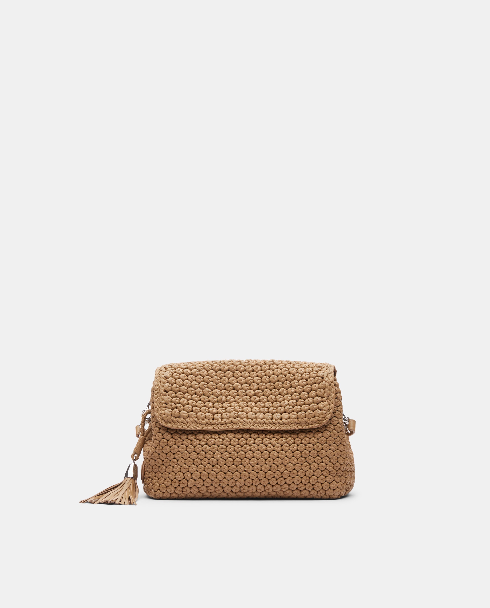Imagen 0 de Bolso de mano de piel en color marrón Multicolor