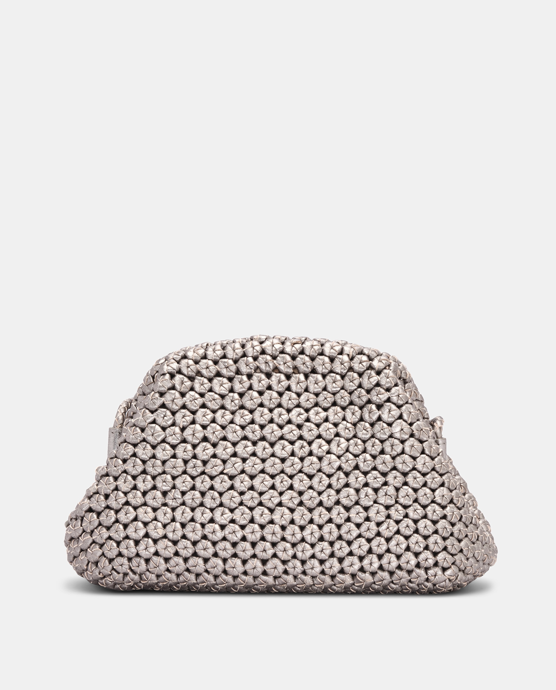 Bolso de mano Noodbag de piel de cordero - Lottusse - Plata Plata-1