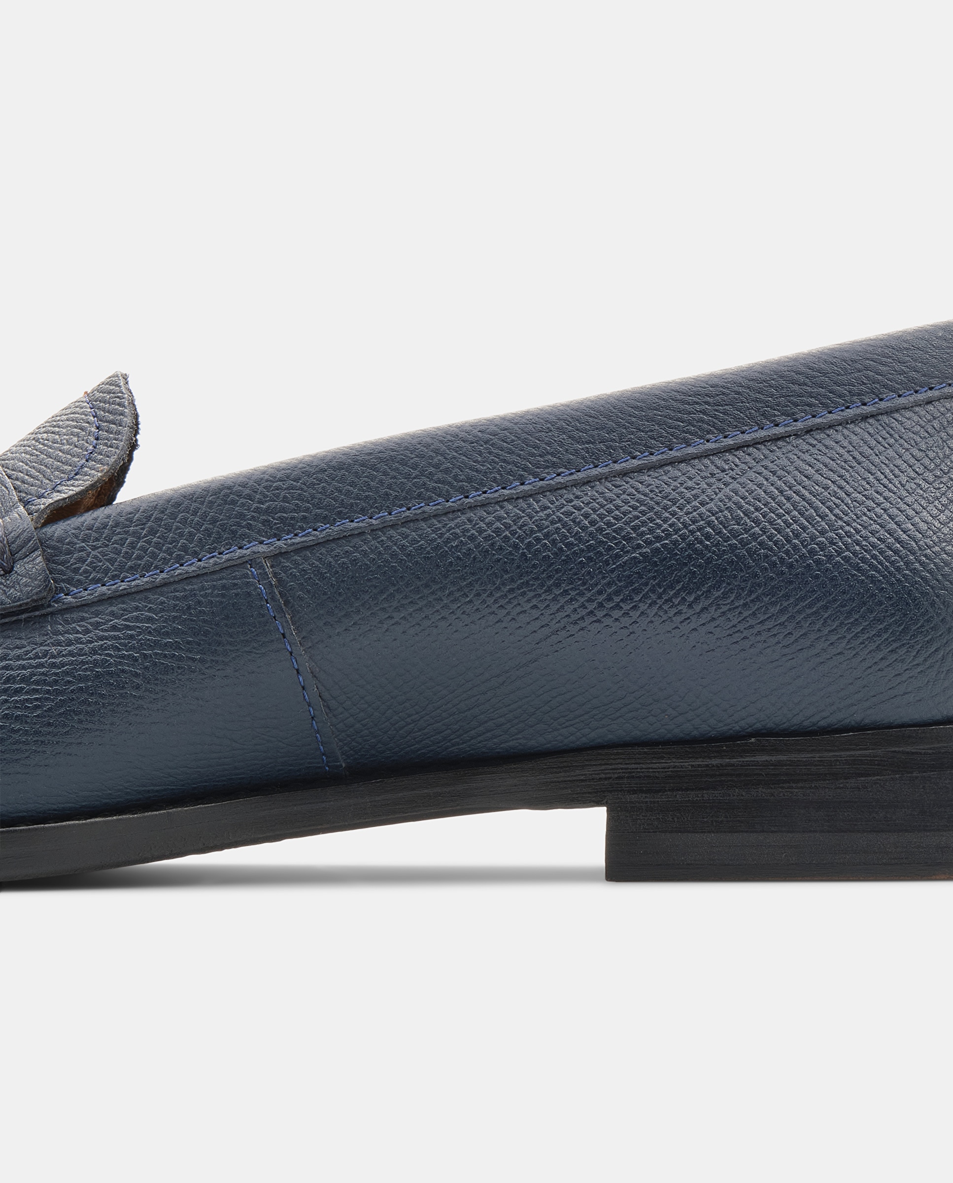 Mocasines liberty de mujer de piel de vacuno - Lottusse - Azul marino Azul marino-4