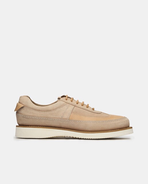 Imagen 0 de Sneakers de piel de hombre Tuent con cordones