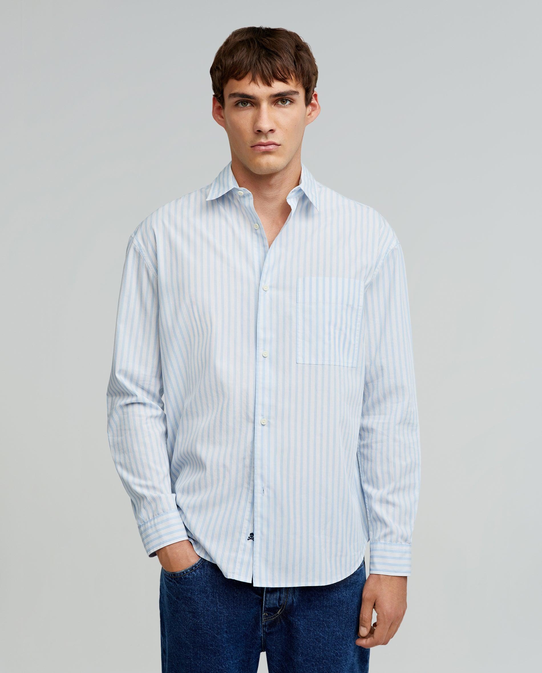 Camisa de hombre corte regular fit a rayas Scalpers El Corte Ingles