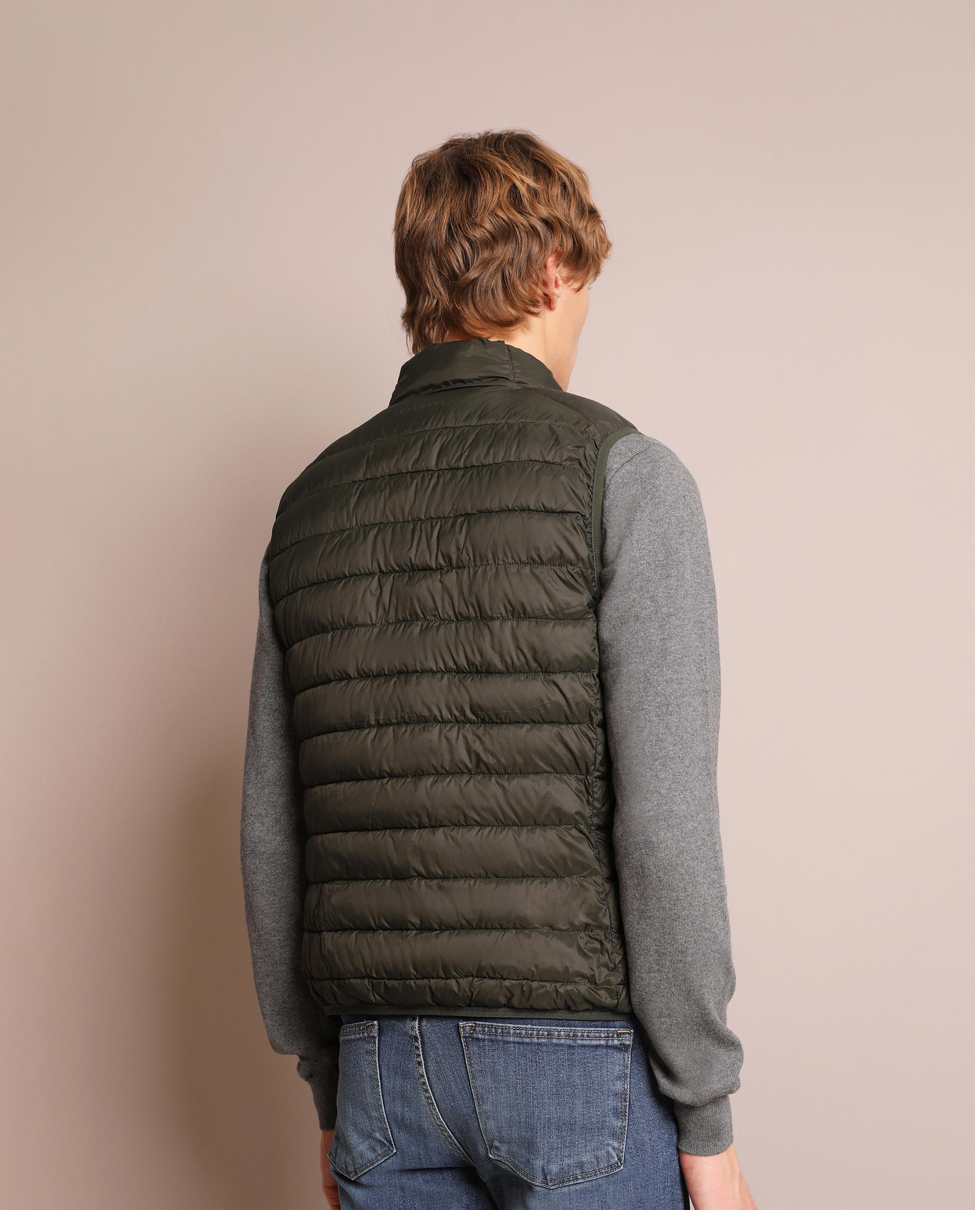 Chaleco de hombre water repellent con cremallera - Kaki Kaki-3