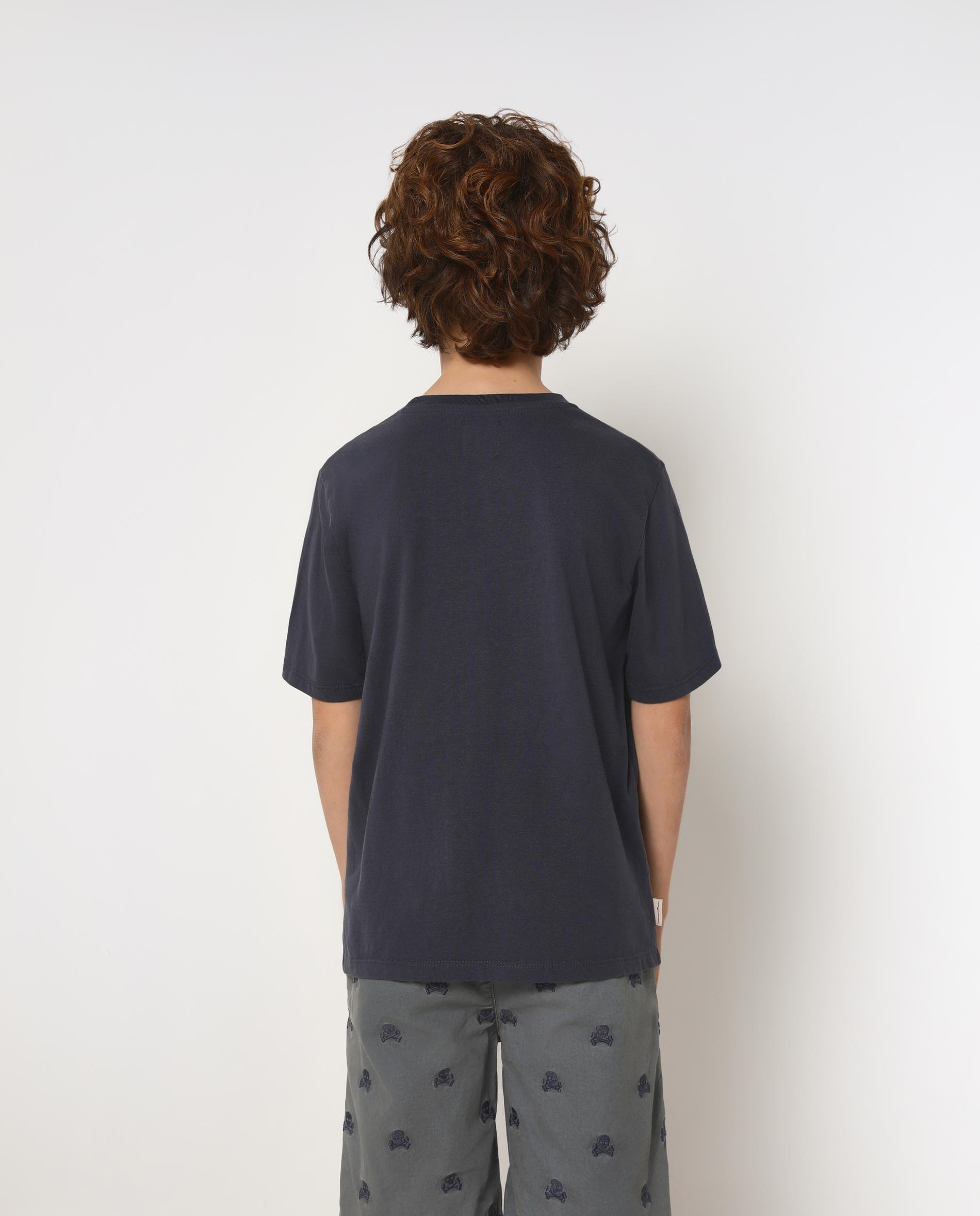 Camiseta de niño de manga corta y corte clásico - Scalpers - Azul marino Azul marino-4