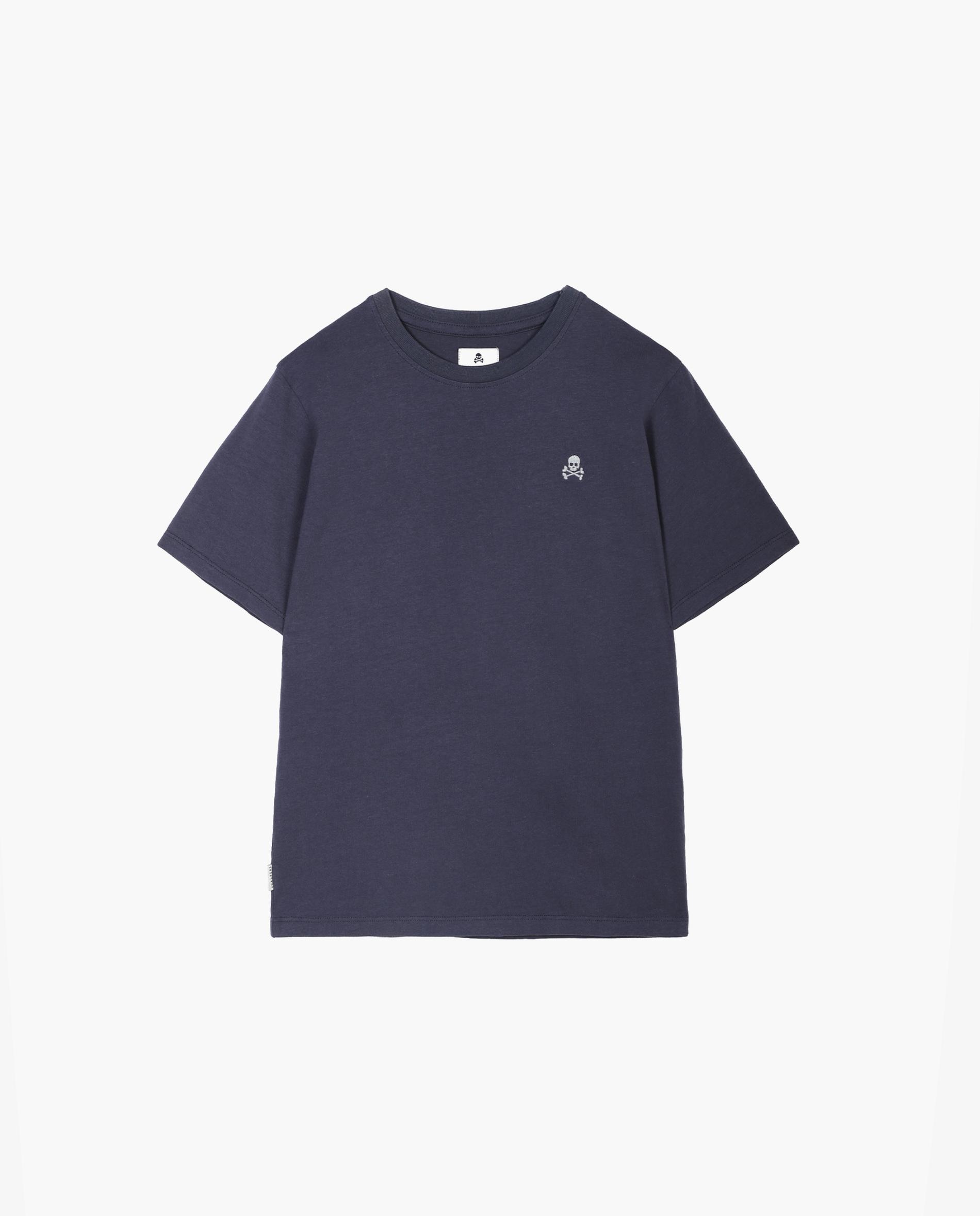 Camiseta de niño de manga corta y corte clásico - Scalpers - Azul marino Azul marino-6