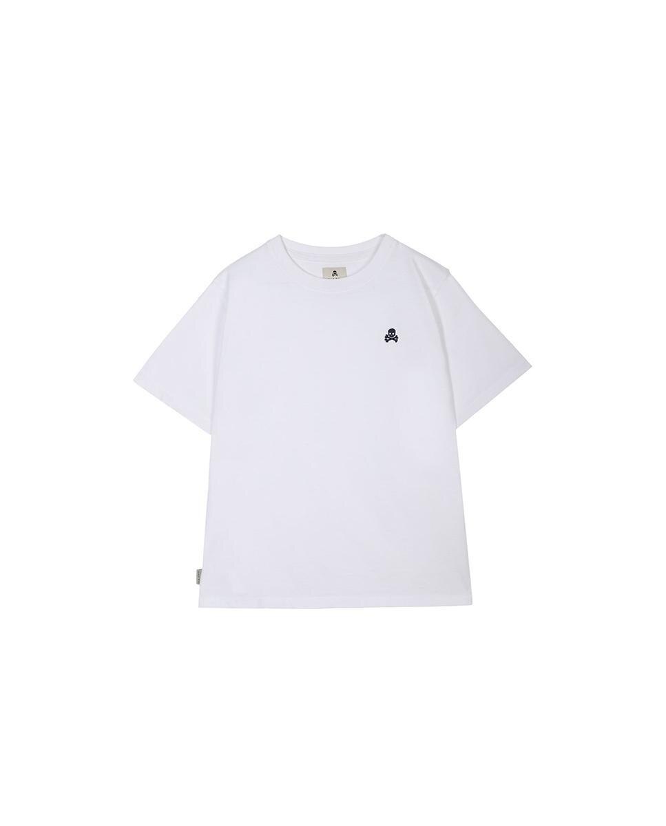 Camiseta de niño de manga corta y corte clásico - Scalpers - Blanco Blanco-7