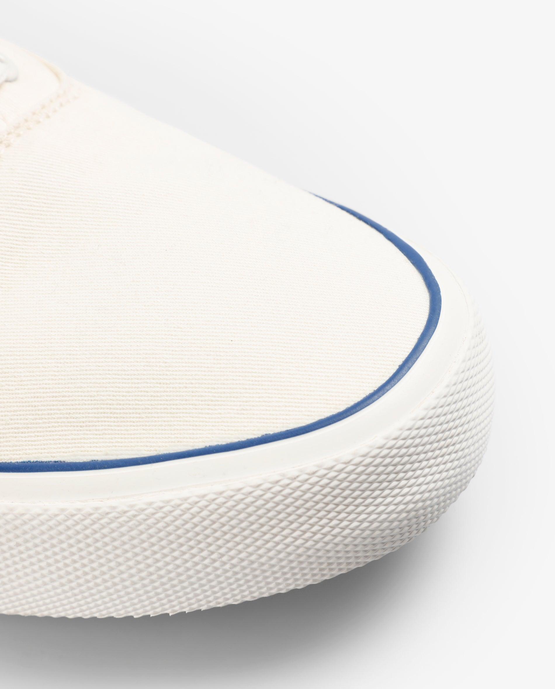 Zapatillas deportivas de hombre bajas de lona con cordones - Scalpers - Blanco Blanco-5
