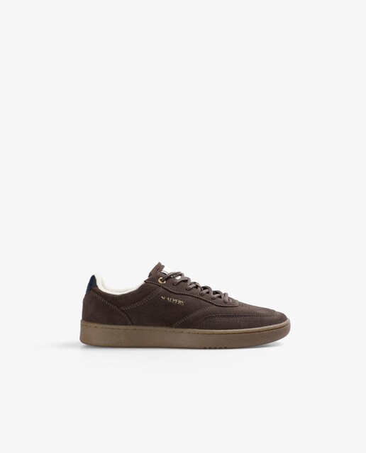 Imagen 0 de Zapatillas deportivas de hombre de piel con cordones