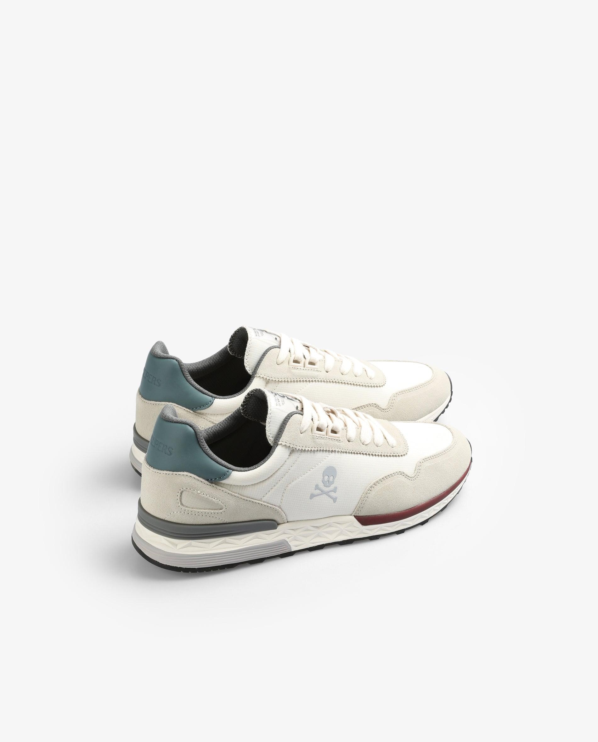 Zapatillas deportivas de hombre con detalle de etiqueta en la lengüeta - Scalpers - Blanco Blanco-2