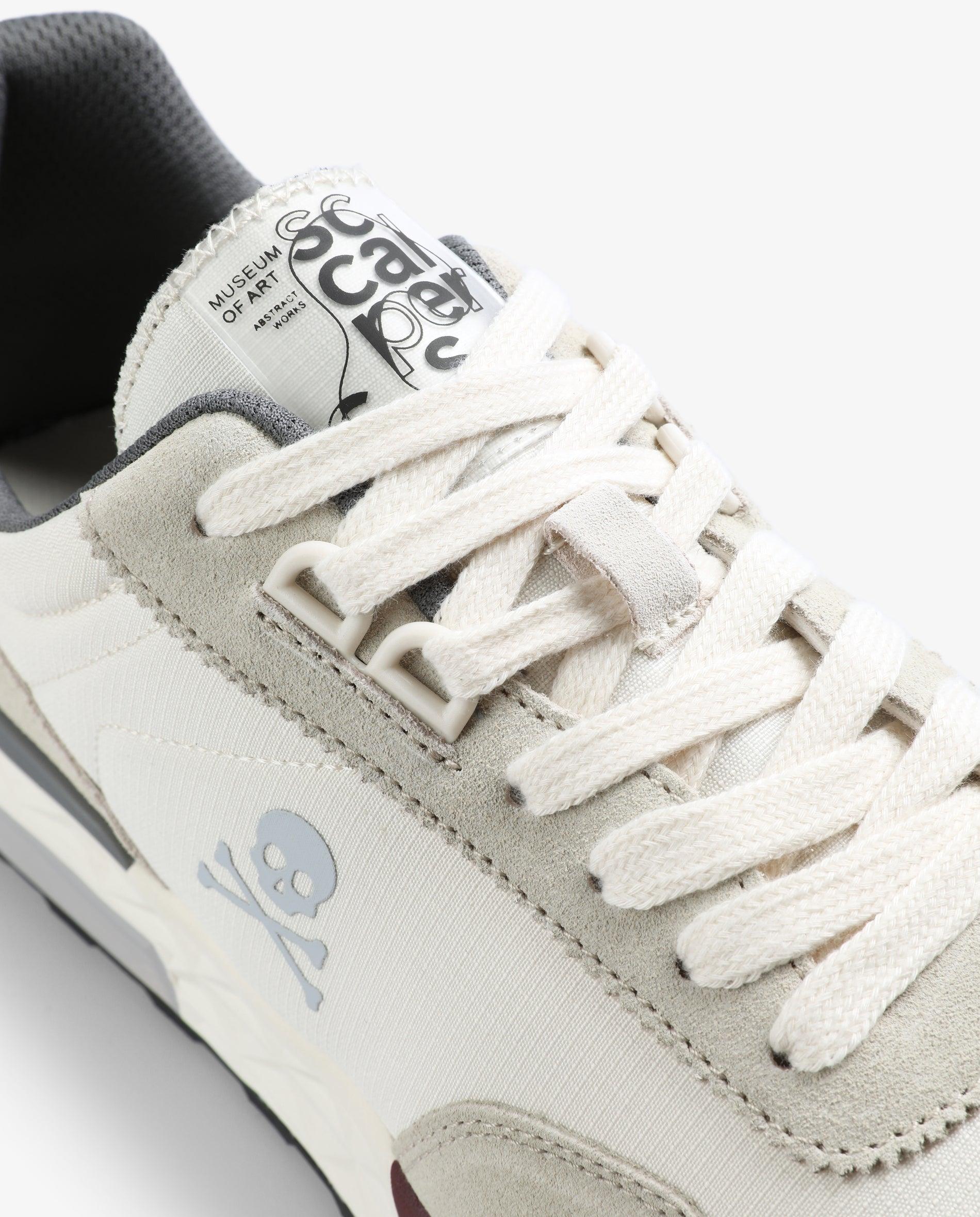 Zapatillas deportivas de hombre con detalle de etiqueta en la lengüeta - Scalpers - Blanco Blanco-6