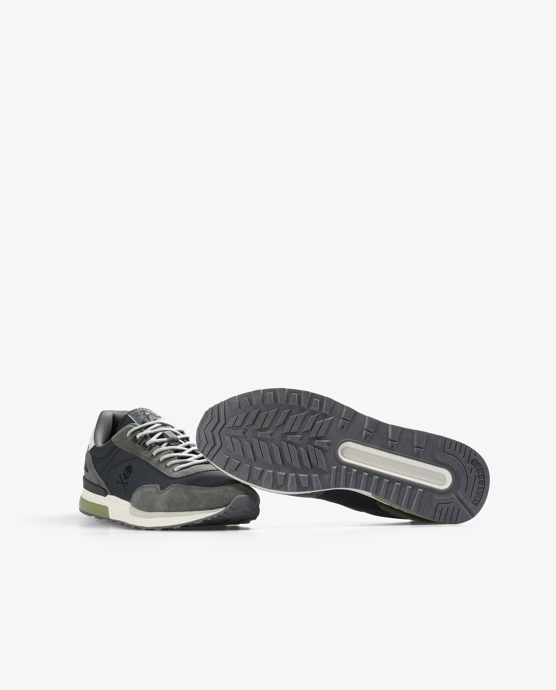 Zapatillas deportivas de hombre con detalle de etiqueta en la lengüeta - Scalpers - Índigo Índigo-4