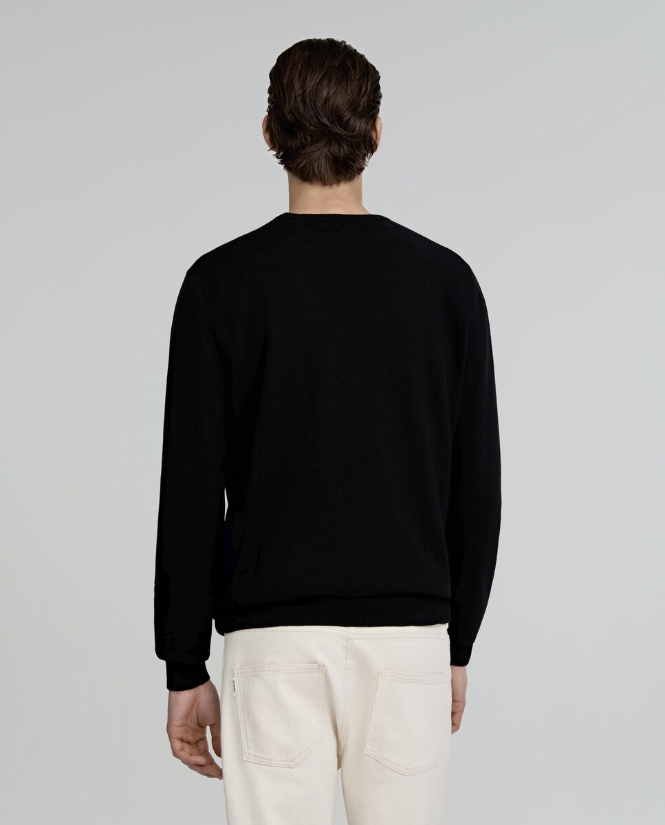 Sudadera de hombre de color negro y cuello redondo · Scalpers · El