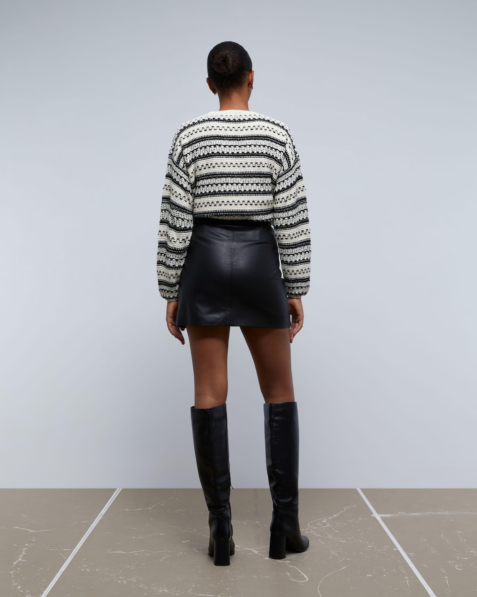 Ropa El Corte Ingles Falda Cuero Negra Naf Naf El Corte Ingles