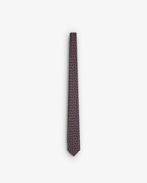 Imagen 0 de Corbata de hombre de seda con motivos geométricos