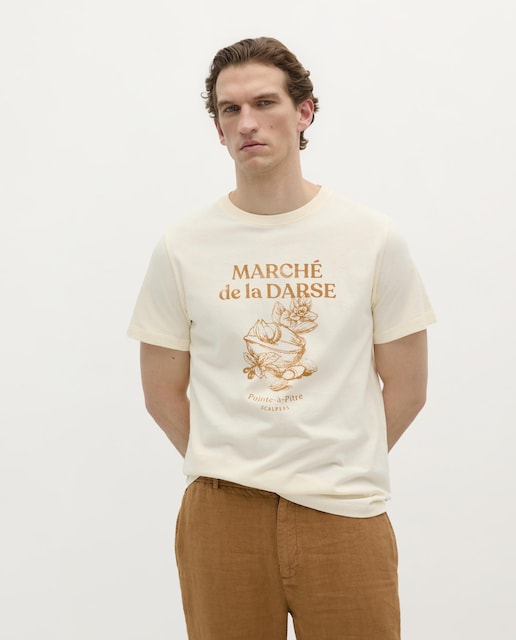 Imagen 0 de Camiseta de hombre de algodón de manga corta