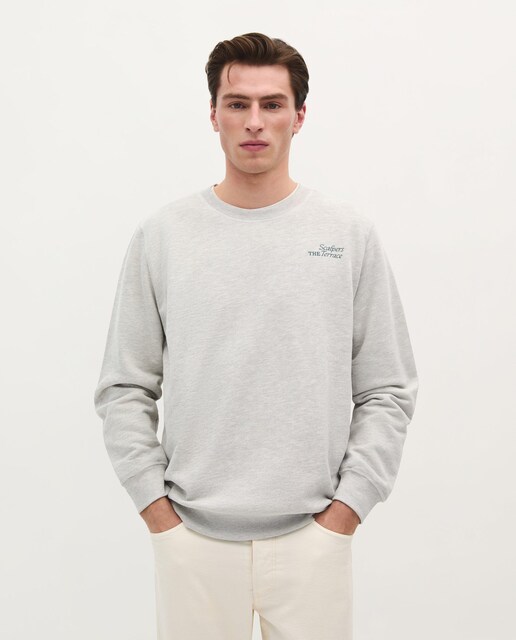 Imagen 0 de Sudadera de hombre regular fit con cuello redondo