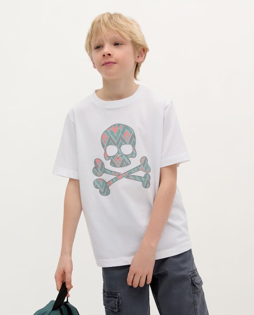 Imagen 0 de Camiseta de niño de algodón de manga corta
