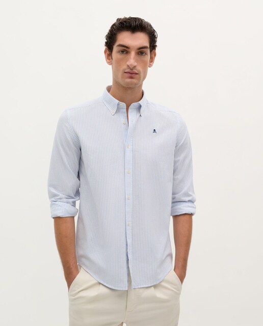 Imagen 0 de Camisa de hombre regular fit de rayas