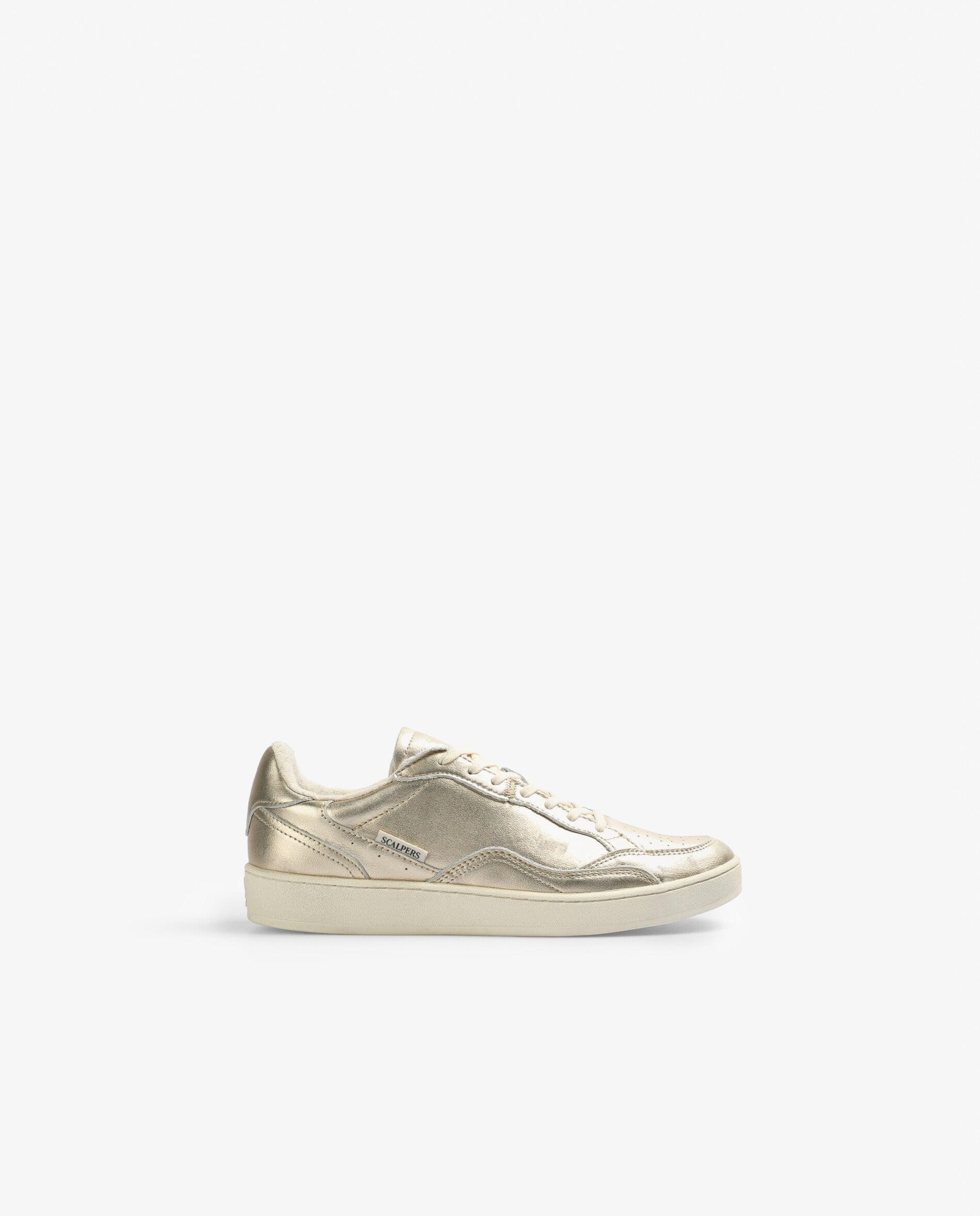 Scalpers - Zapatillas retro de mujer con cierre de cordones y suela de goma.