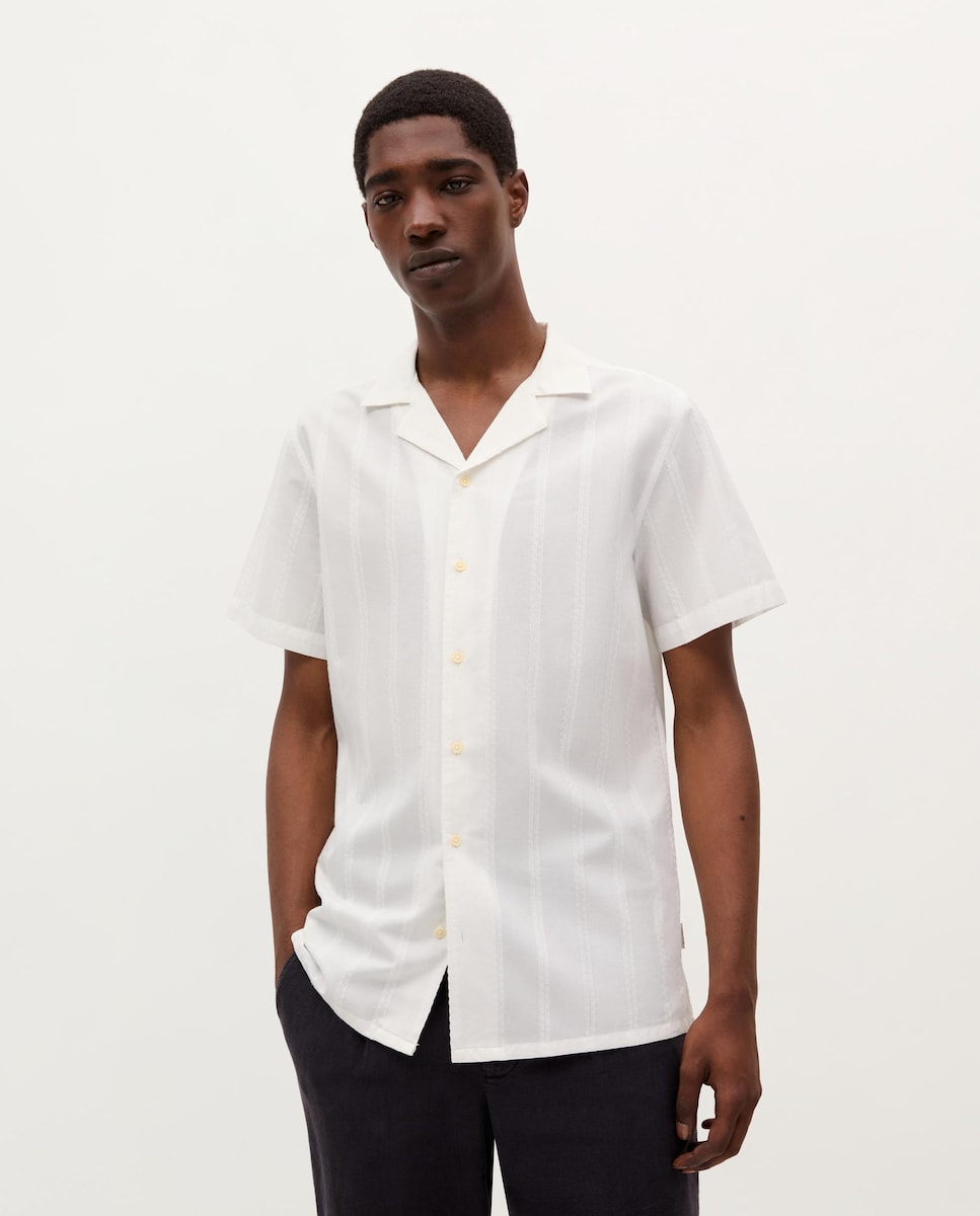 Corte Inglés Camisa Scalper Hombre Camisa De Hombre De Algodón De