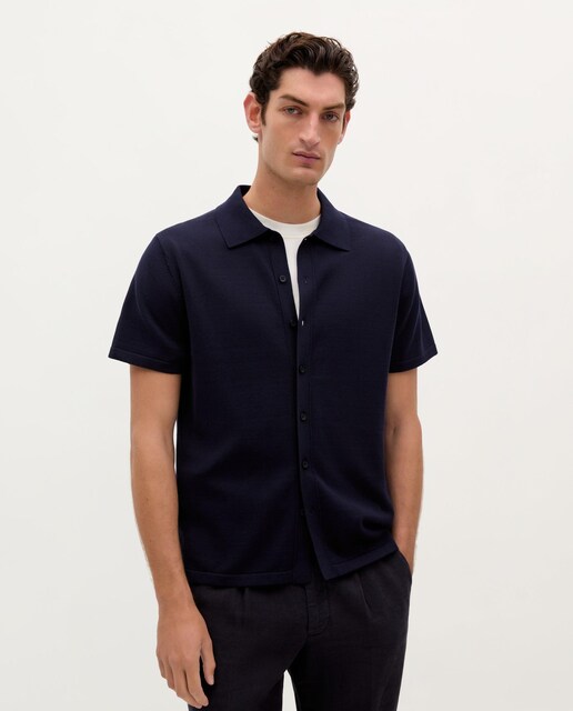 Imagen 0 de Jersey de hombre regular fit con cierre de botones