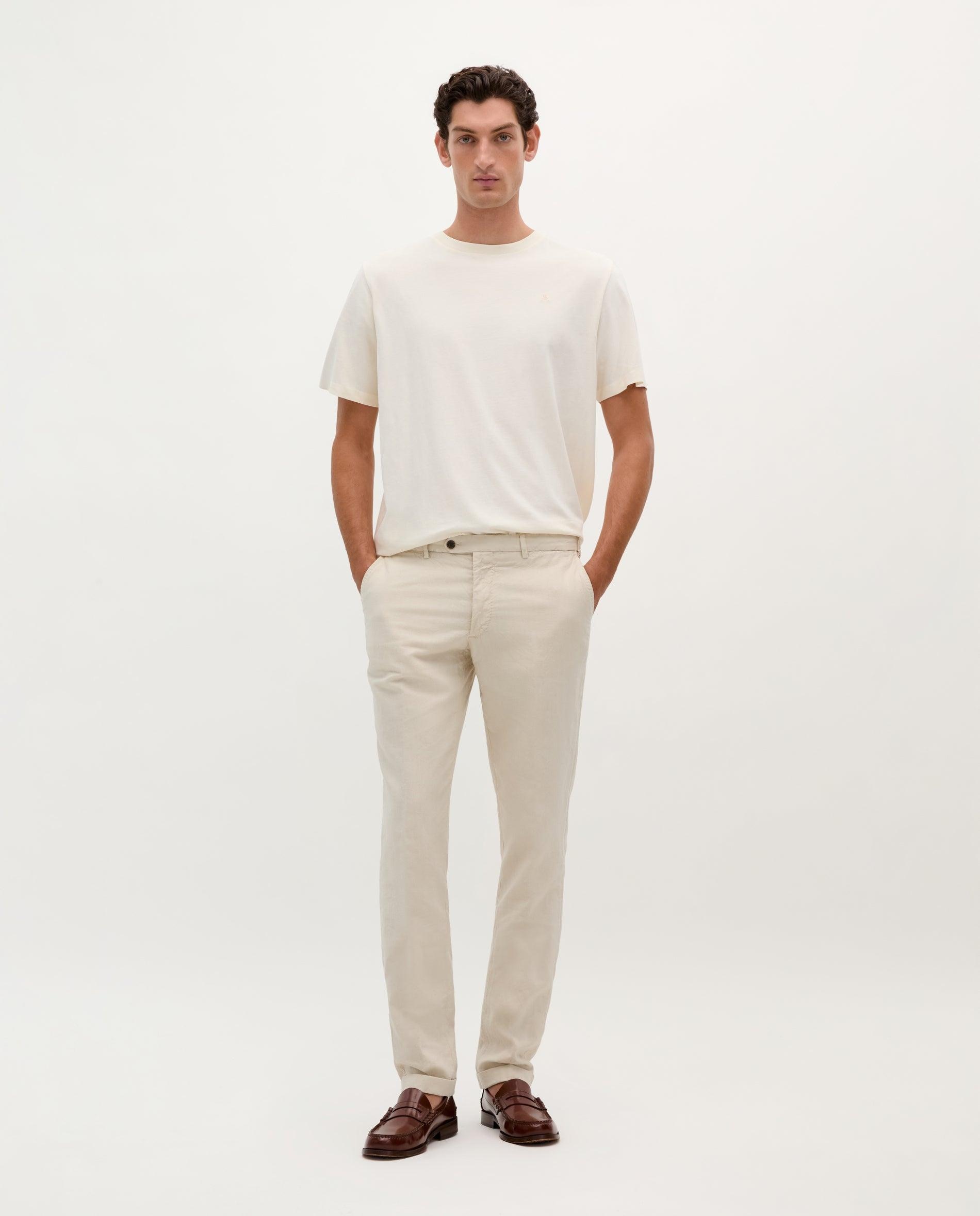 Scalpers - Pantalones chinos de hombre regular fit con bolsillos.