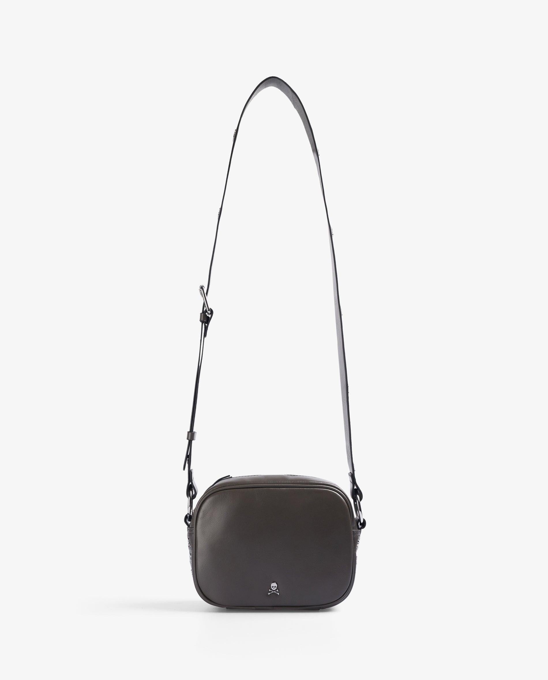 Bolso de hombro pequeño NEW SKULL BAG negro - Scalpers - Gris oscuro Gris oscuro-1