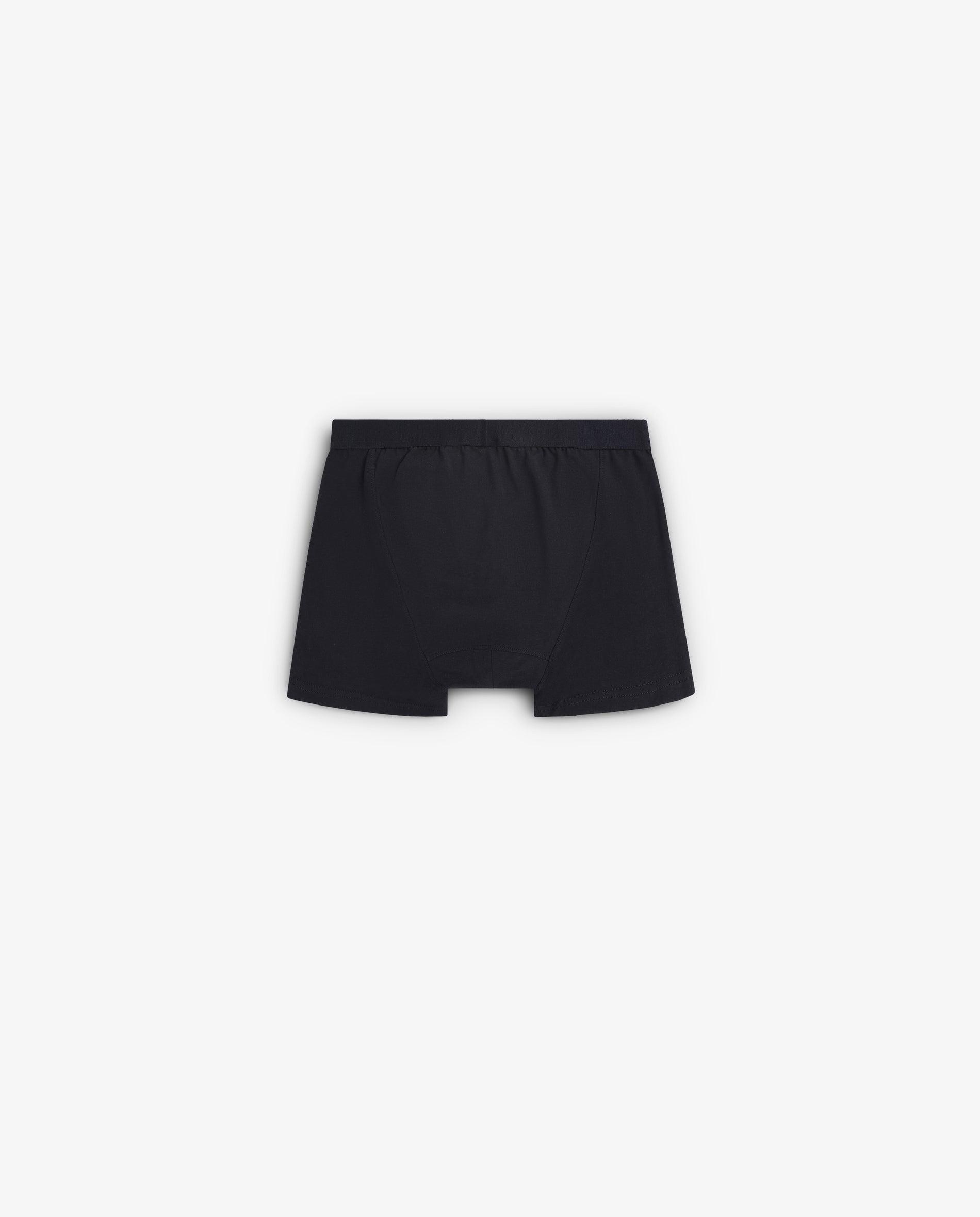 Bóxer de punto de hombre de algodón liso - Scalpers - Navy Navy-2