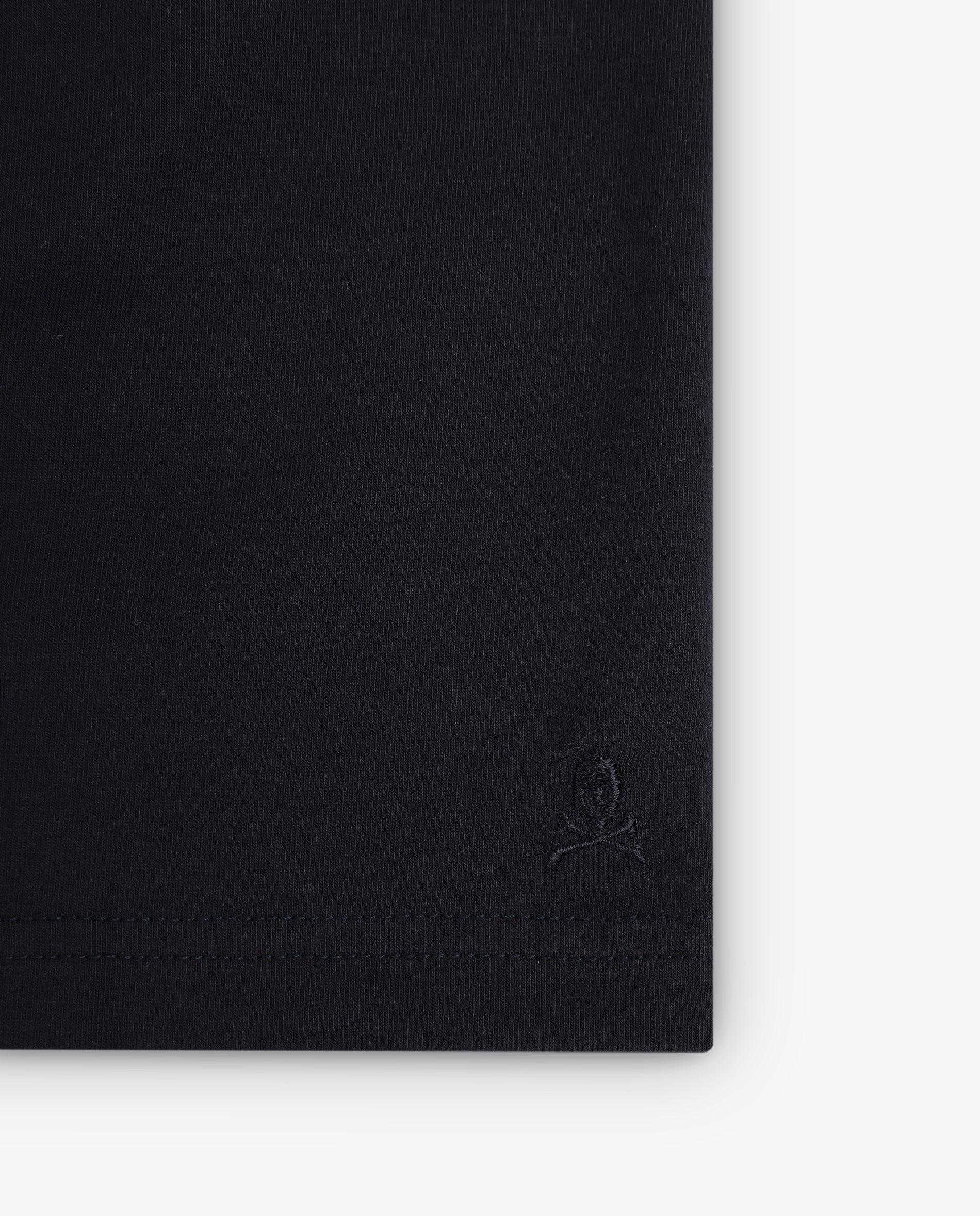 Bóxer de punto de hombre de algodón liso - Scalpers - Navy Navy-3
