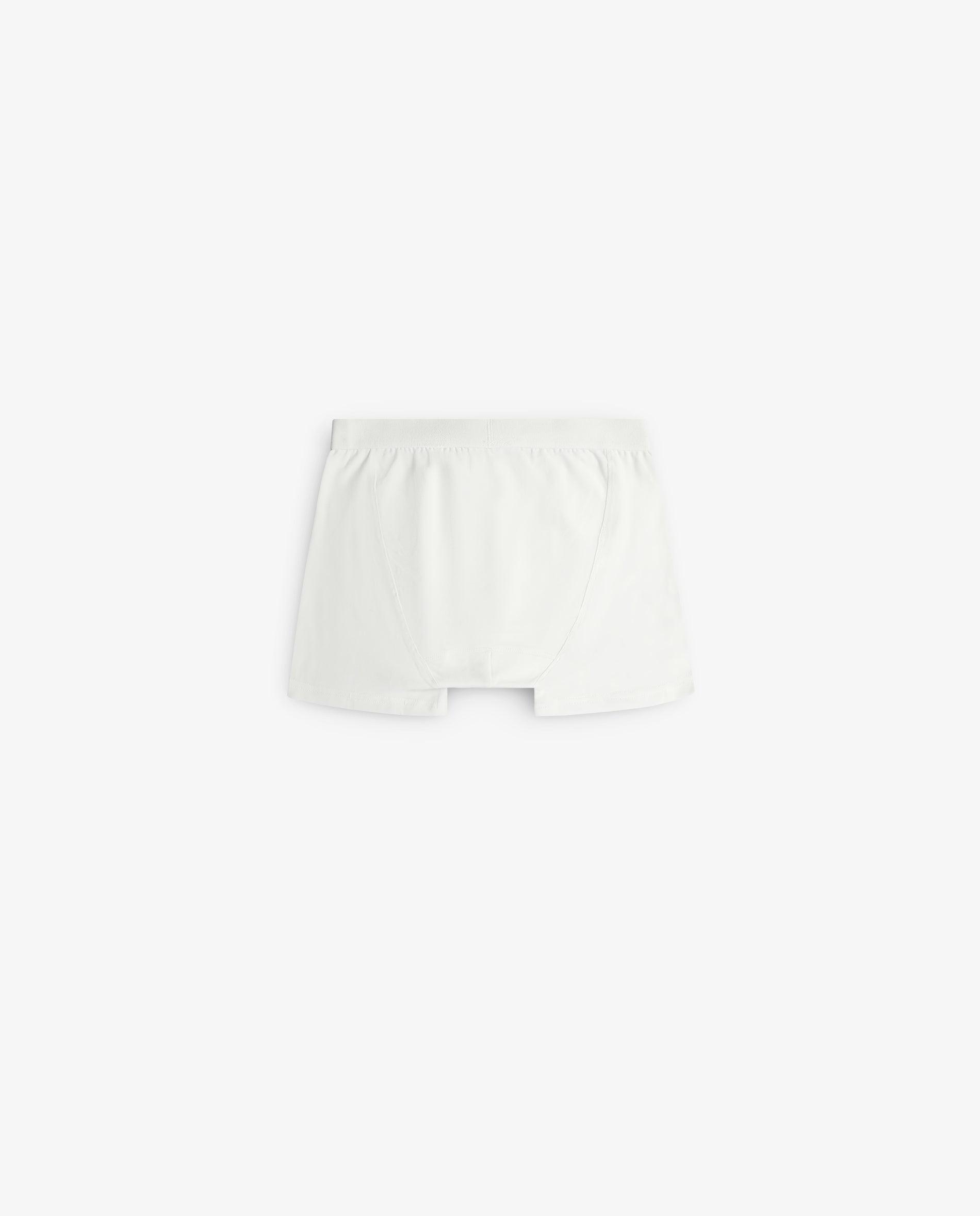 Bóxer de punto de hombre de algodón liso - Scalpers - Blanco Blanco-2