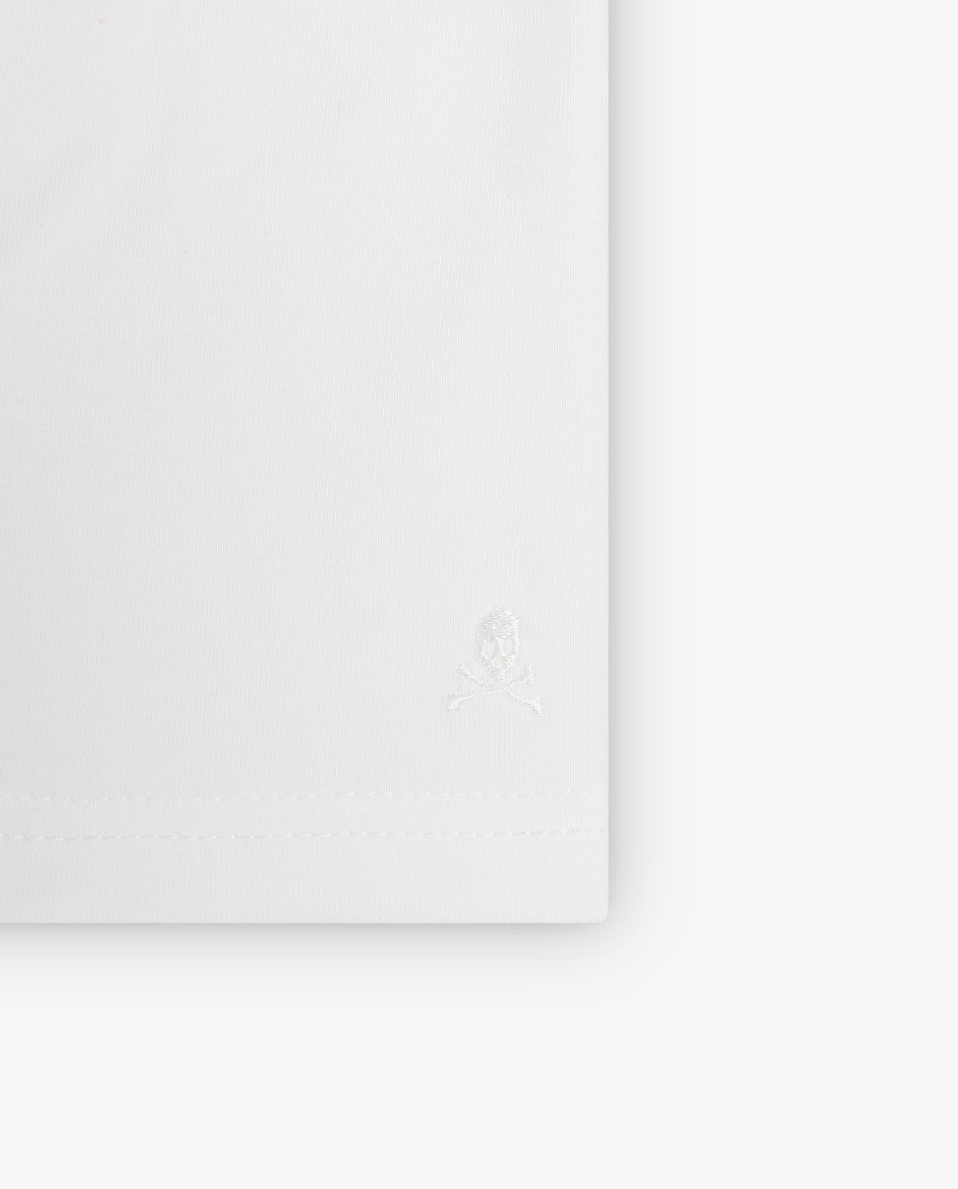 Bóxer de punto de hombre de algodón liso - Scalpers - Blanco Blanco-3