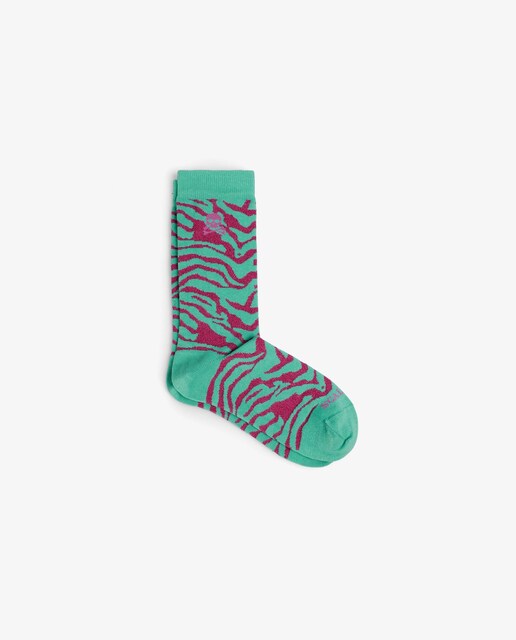 Imagen 0 de Calcetines de niña animal print de caña media