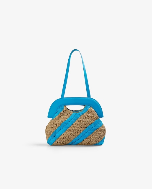 Imagen 0 de Cartera de mano de mujer con cierre de snap y asa