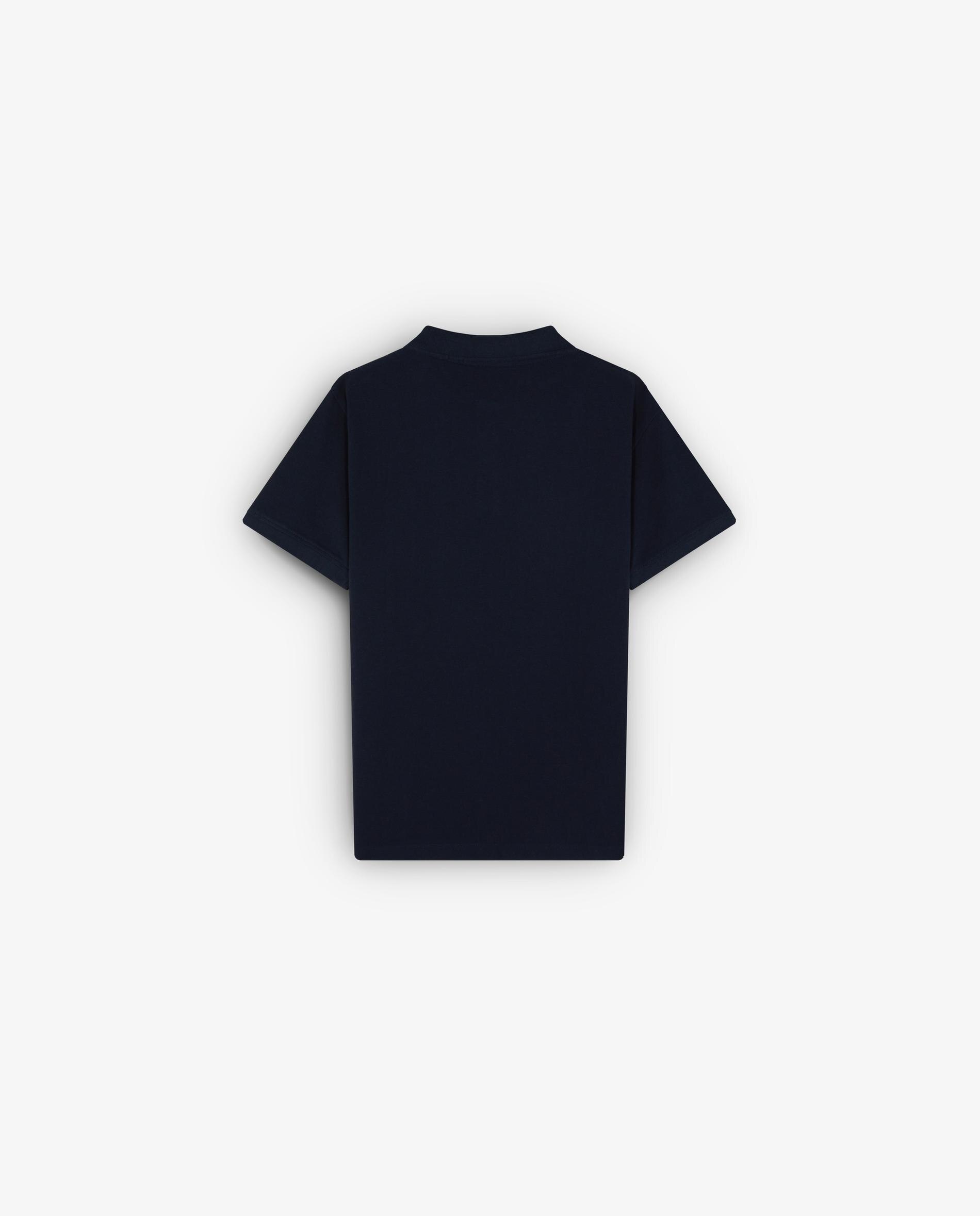 Polo de niño de manga corta con calavera bordada - Scalpers - Azul marino Azul marino-2