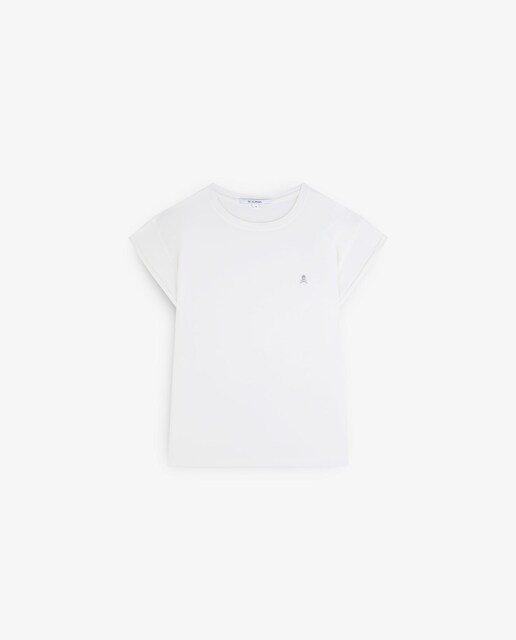 Imagen 0 de Camiseta de mujer de algodón de manga corta