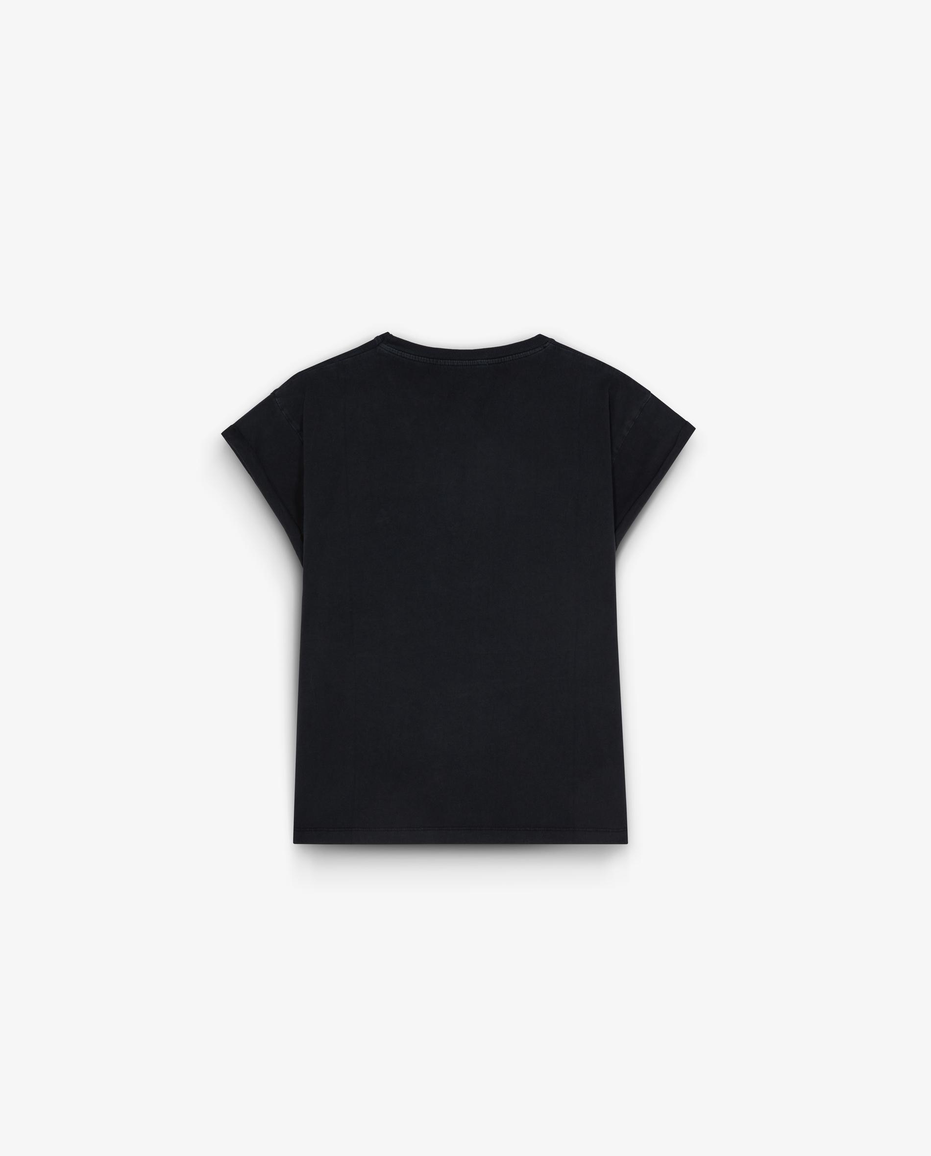 Imagen 4 de Camiseta de mujer 100% algodón de manga corta - Scalpers - Negro Negro