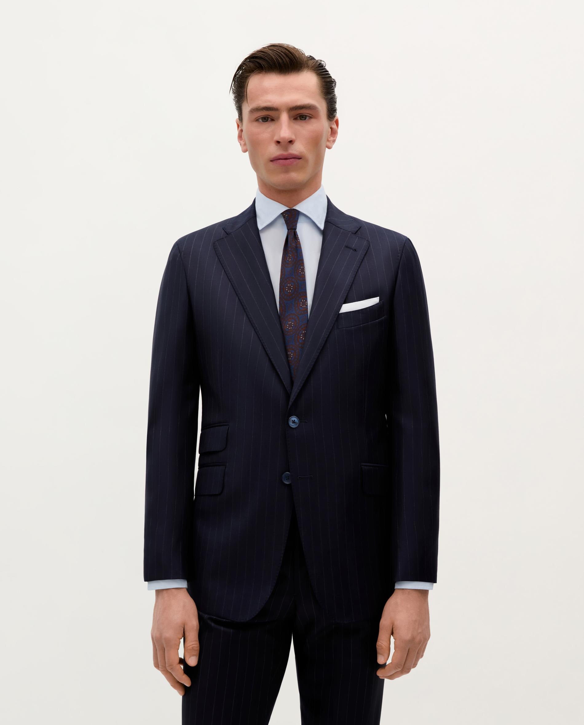 Americana de hombre regular fit de lana - Scalpers - Navy Navy-1