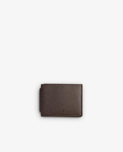 Imagen 0 de Cartera de hombre de piel con logo grabado