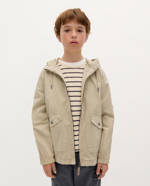 Imagen 0 de Parka de niño de algodón con capucha