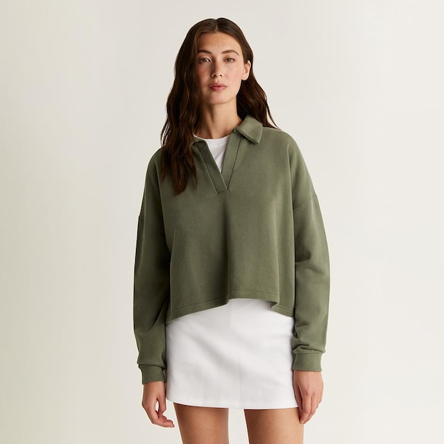 Imagen 0 de Sudadera de mujer Adn Golf tipo polo