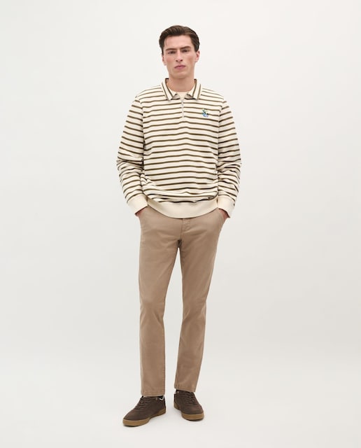 Imagen 0 de Pantalones chinos de hombre regular fit ligeramente elásticos