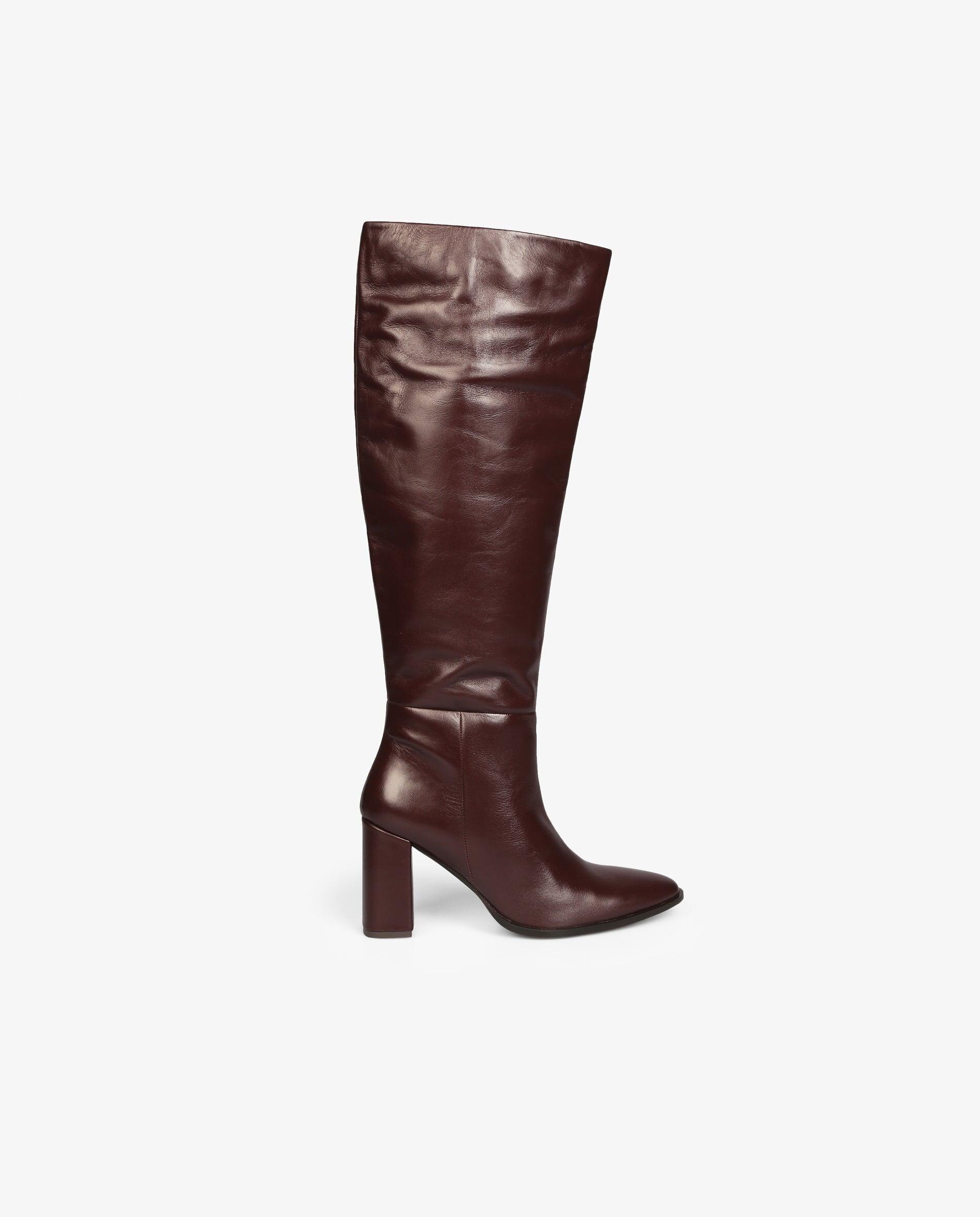 Botas rojas mujer online piel