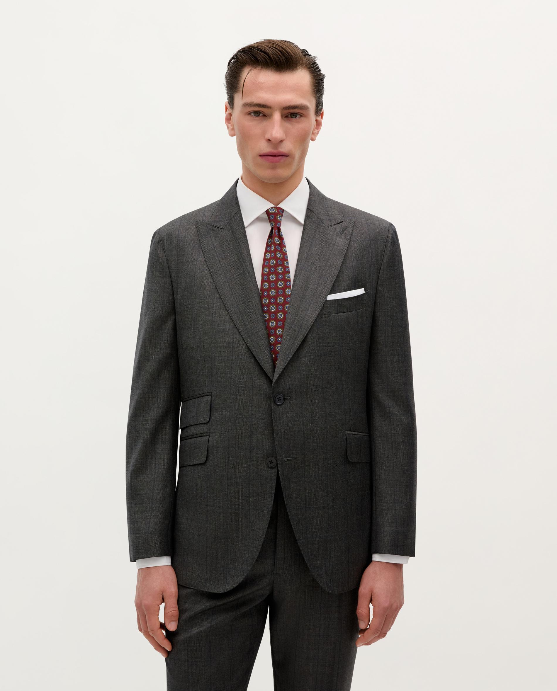 Imagen 2 de Traje de completo de hombre clásico regular fit de cuadros - Scalpers - Gris Gris