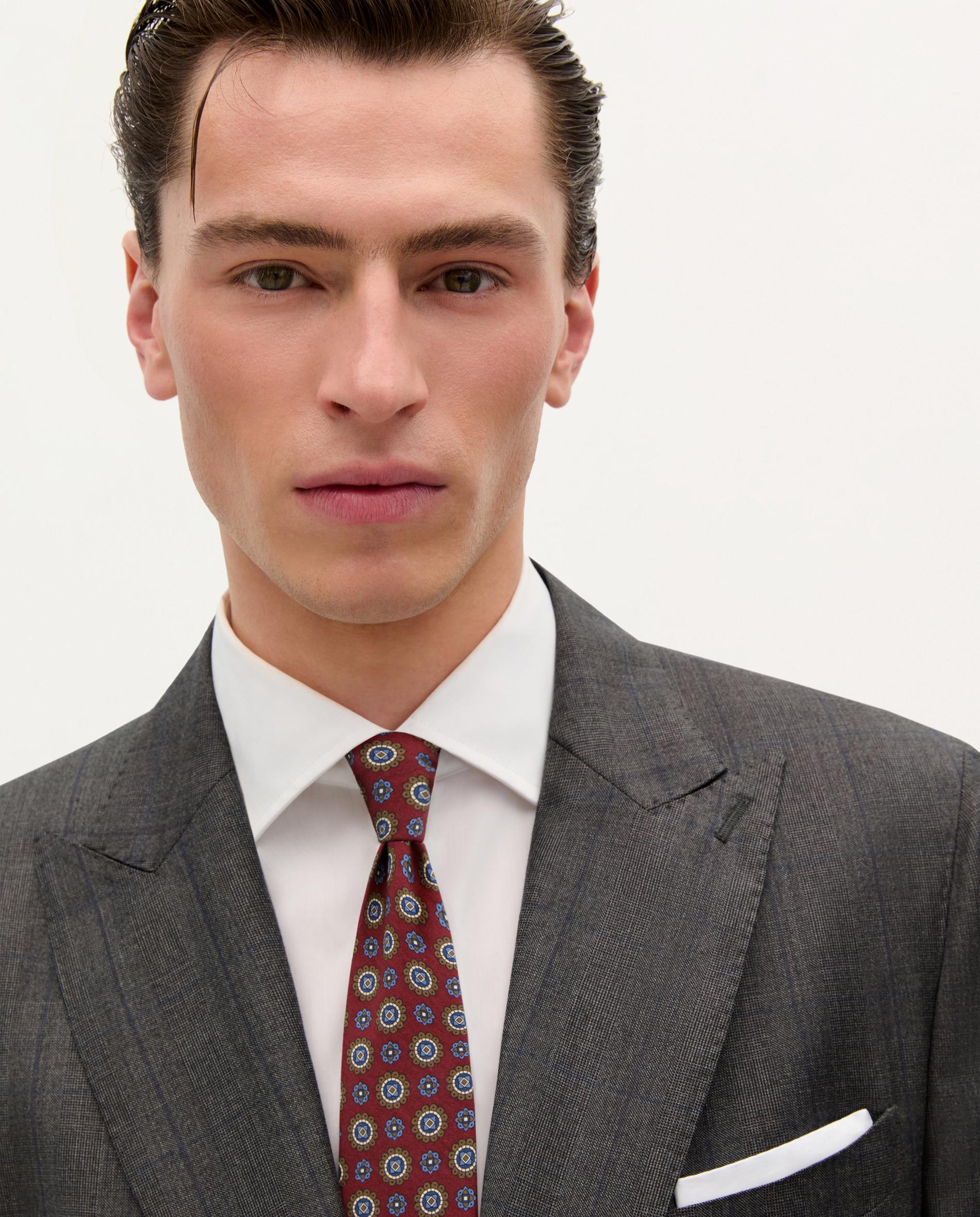 Imagen 3 de Traje de completo de hombre clásico regular fit de cuadros - Scalpers - Gris Gris