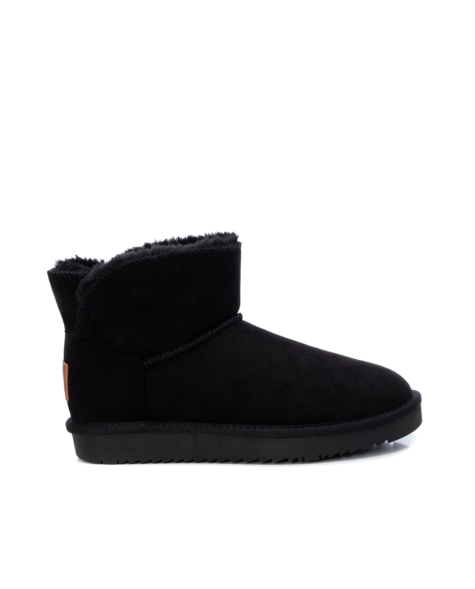 Imagen 0 de Botines con pelo de mujer con pelo interior Negro