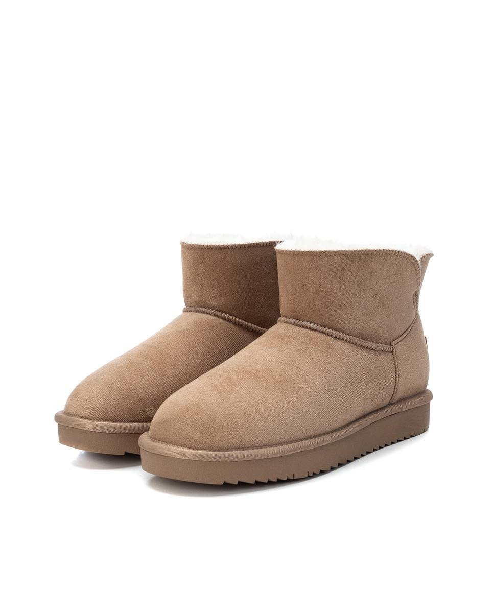 Botines con pelo de mujer con pelo interior - Xti - Beige Beige-4