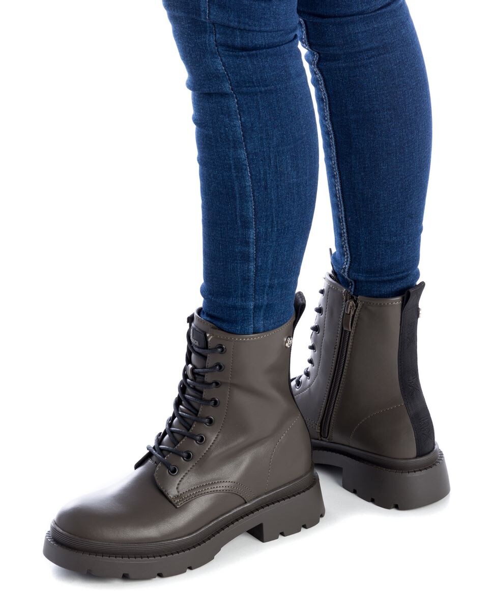 Botines Planos Botin Azul Marino Mujer El Corte Ingles Botines De