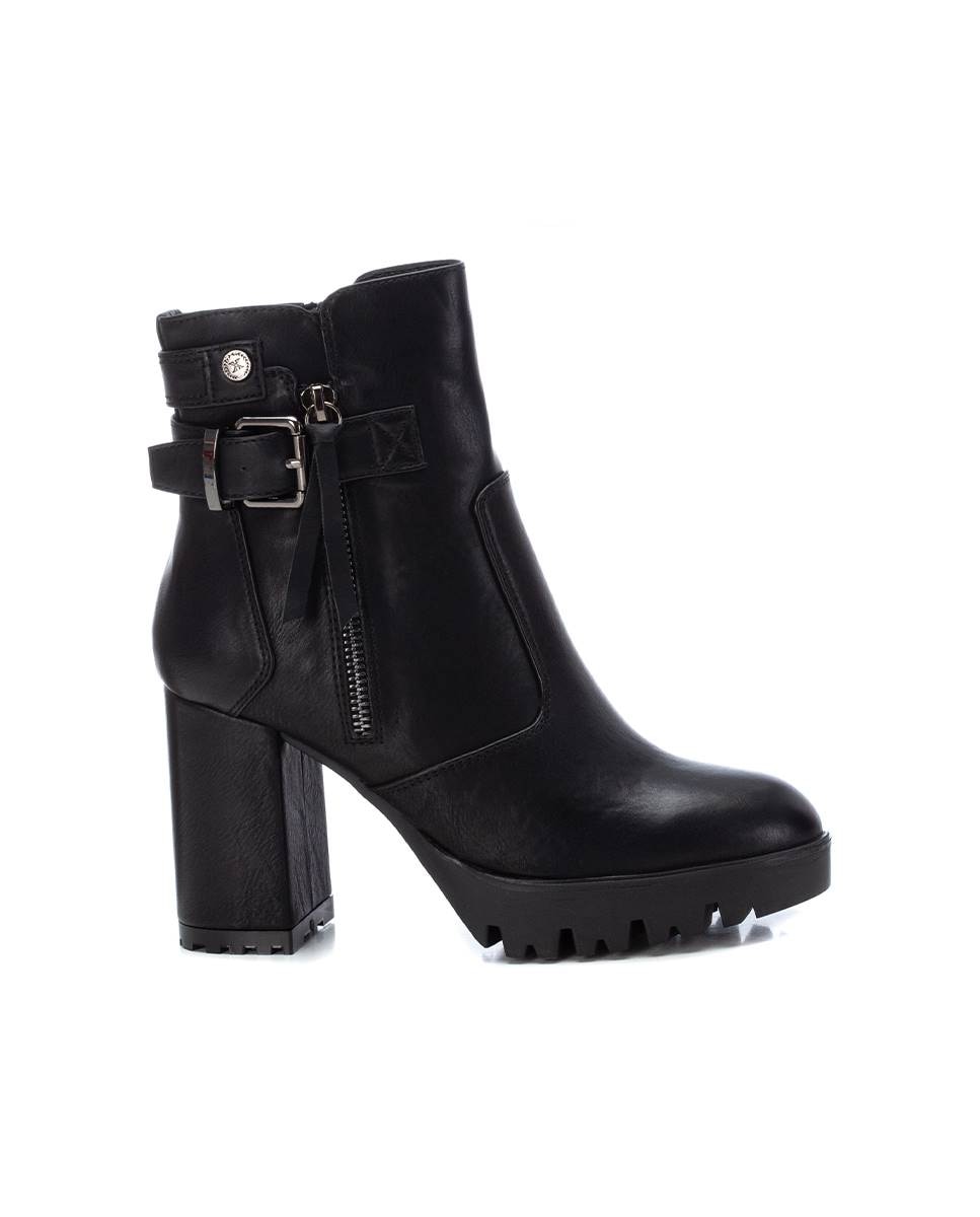 Botines de mujer con tacón alto - Xti - Negro Negro-1